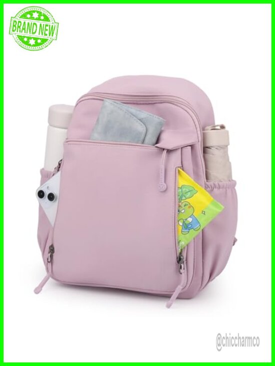 Mini Anti Theft Backpack Women Nylon Lightweight Daypack College Casual main image 5